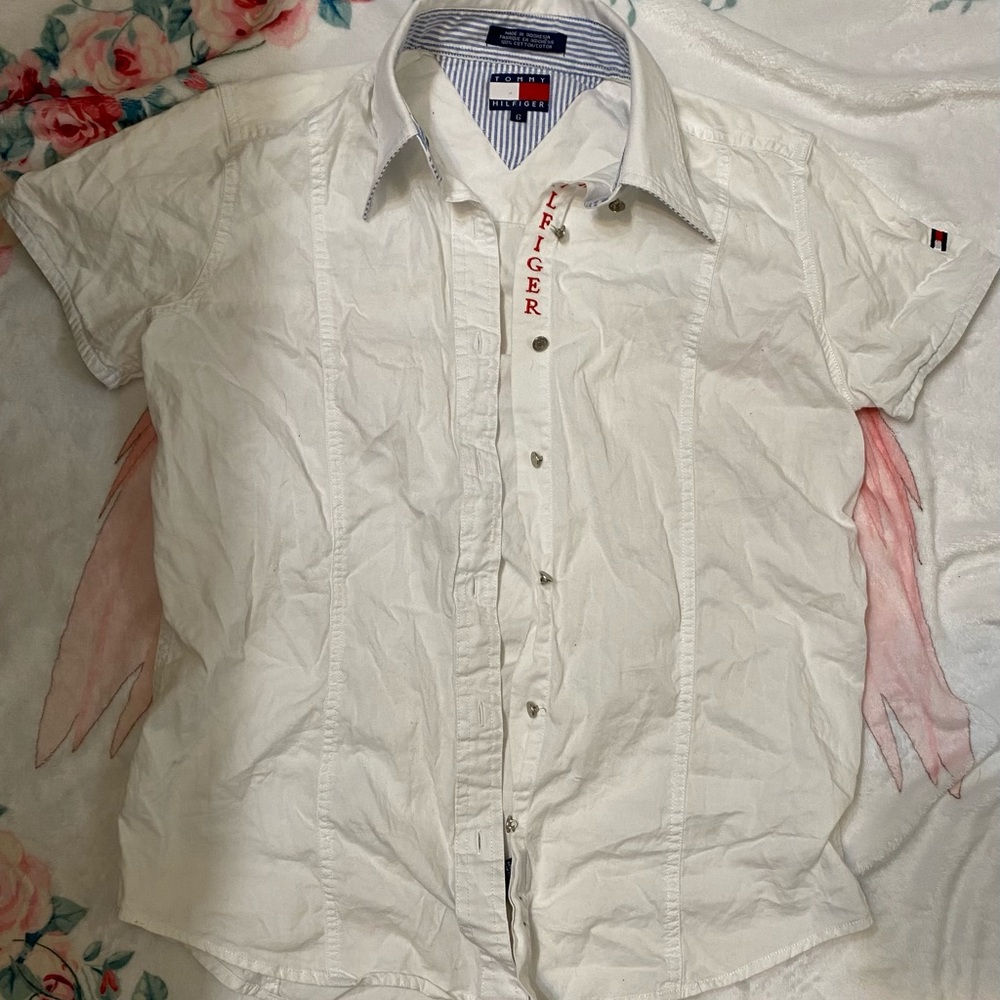 Women’s vintage Tommy Hilfiger button down shirt sz 6 medium